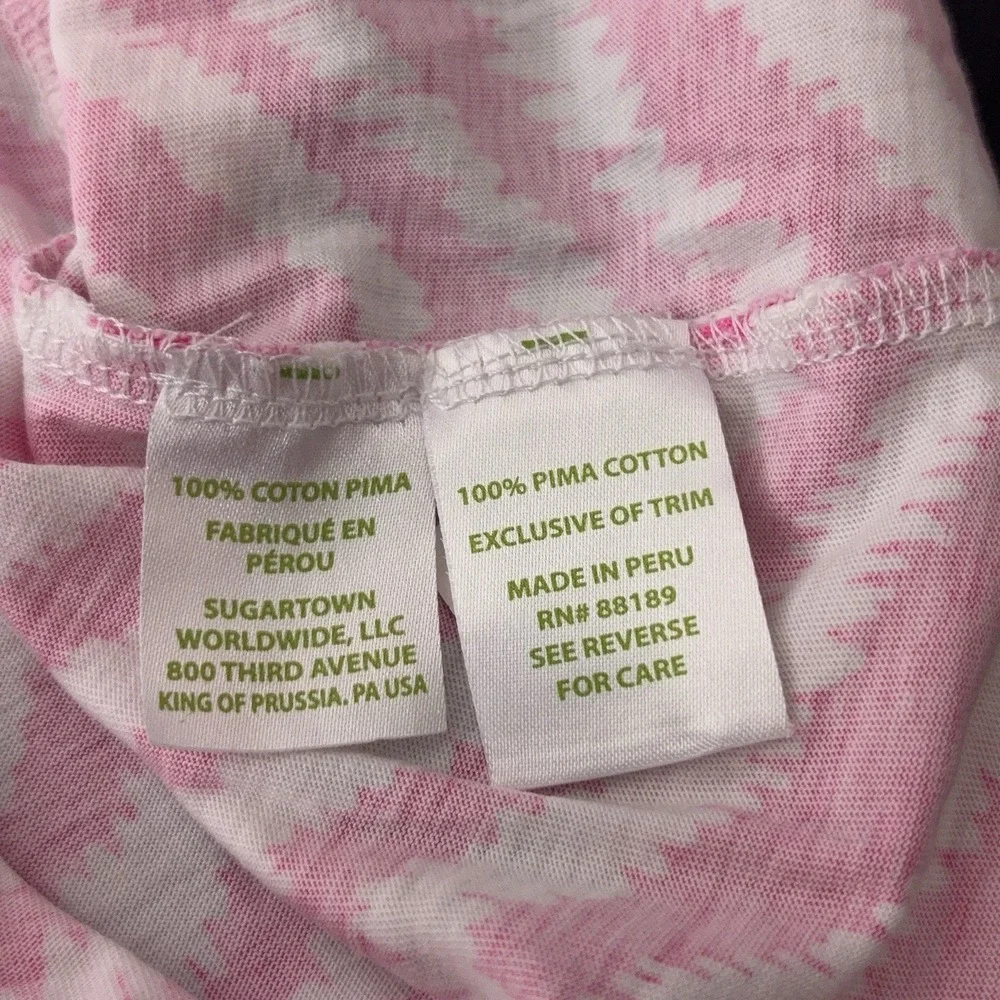 Lilly Pulitzer Windsor Strapless Dress Womens Size Large Pink Striped Mini - Picture 8 of 8